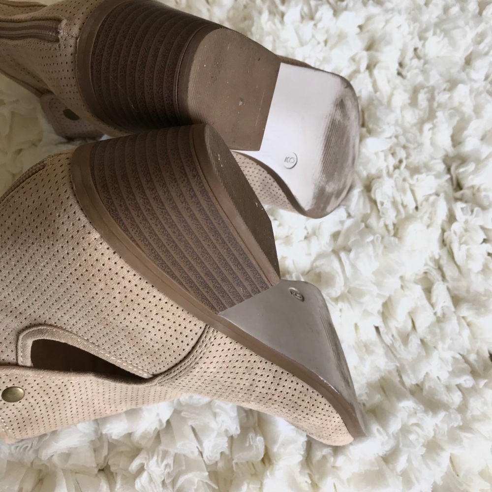 SALE! Perforated Ankle Booties with Cutout Detail! - Picture 6 of 6